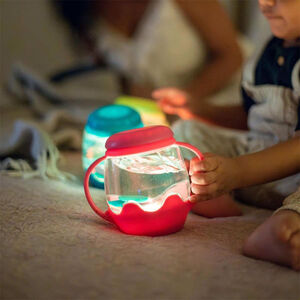 Mini sensorisch en lichtgevend potje 18M+ Roze 