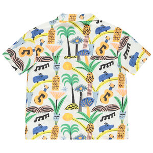 Chemise manches courtes imprimé fantaisie garçon 