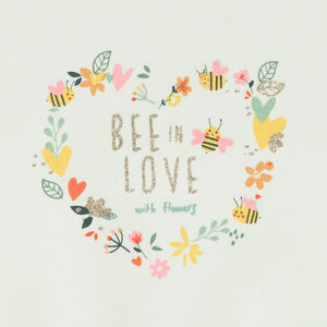 Ensemble jogging à sweat brodé pour bébé fille 