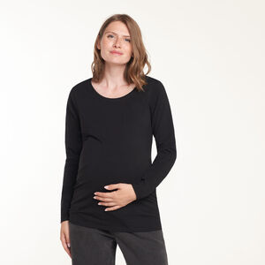 Langslange zwangerschaps T-shirt 
