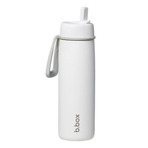 Gourde isotherme avec paille Flip Top 690ml White Out 