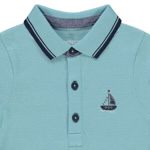 Polo manches courtes print fantaisie pour bébé garçon 