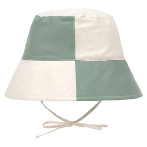 UV-zonnehoed T48/51 Checkerboard Green/Sea Salt 