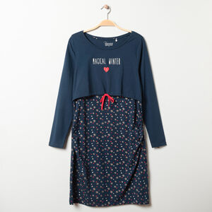 2-in-1-zwangerschaps- en borstvoedingsnachthemd 