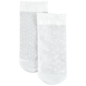Lot de 2 paires de chaussettes courtes pour fille 