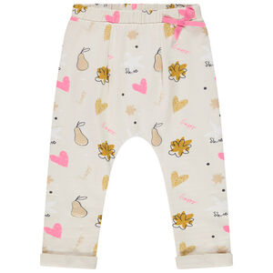Pantalon de jogging en molleton imprimé pour bébé fille 
