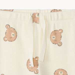 Jogging set met bijenwaskleurige beren voor baby's 