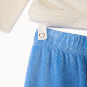 2-delige fluwelen Stitch Disney pyjamaset voor babyjongens met leeftijdsspecifieke afwerking 