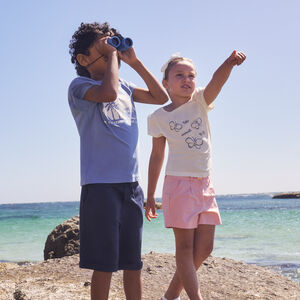 T-shirt manches courtes print fantaisie fille 