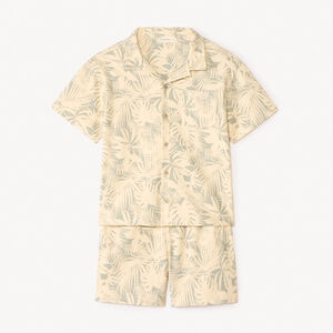 Ensemble 2 pièces chemise + bermuda style hawaïen pour garçon 