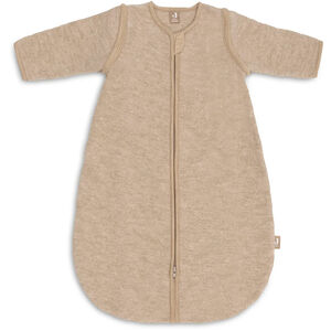 Slaapzak 90cm Merino Wol afritsbare mouwen Natural 