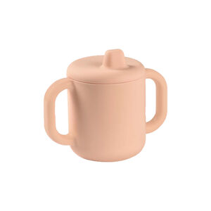 Tasse d'apprentissage en silicone - Rose 