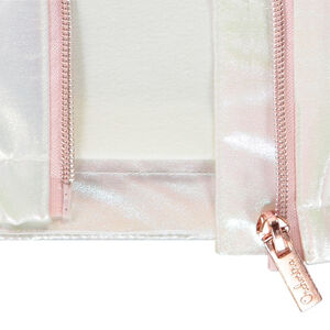 Parka parelmoer iriserend effect voor baby meisje 