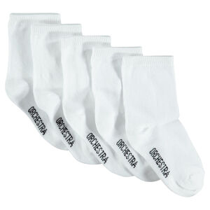 Lot de 5 paires de chaussettes unies 