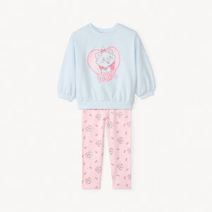 Ensemble jogging Marie des Aristochats Disney pour bébé fille 