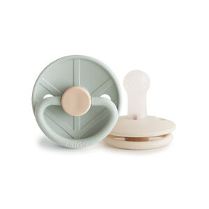 Lot de 2 sucettes en silicone Little Viking T2 sage/cream 