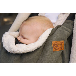 Couverture Teddy 95x75 multifonctionnelle Forest Green  