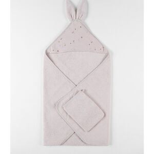 Cape de bain + Gant de toilette B&M Moka 