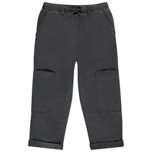 Pantalon cargo en toile doublée pour bébé garçon 