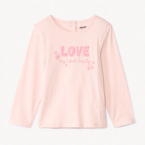 T-shirt manches longues print fantaisie pour bébé fille 