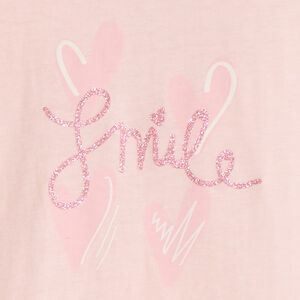 T-shirt met lange mouwen en fantasieprint voor babymeisje 