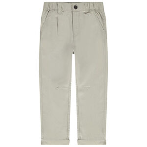 Pantalon chino avec taille élastiquée garçon 