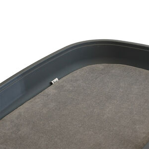 Housse grise de table à langer  