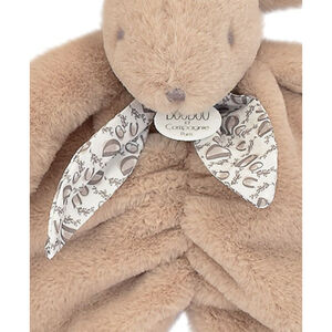 Knuffelkonijntje plat 29cm Zandbeige 