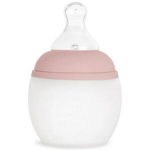 Biberon silicone 150 ml tétine débit lent Blush 