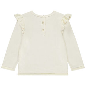Pull à manches longues avec print fantaisie pour bébé fille 