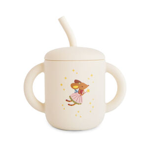 Tasse d’apprentissage en silicone avec paille Fairy Mice 