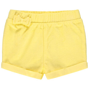 Short en éponge avec noeud à la taille 