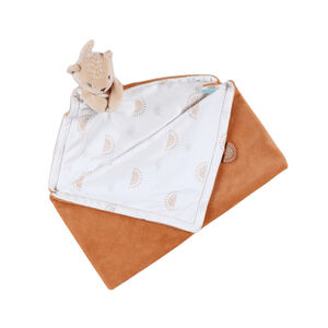 Doudou Kendi XXL en veloudoux "Ma première couverture" 