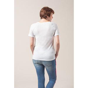 T-shirt manches courtes de grossesse à message printé 