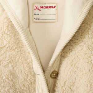 Sherpajas met schapenvachtlook voor babymeisje 