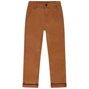 Pantalon chino droit uni garçon 