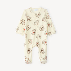 Donsbabykleding voor jongens gevoerd met sherpa van Tic en Tac Disney. 