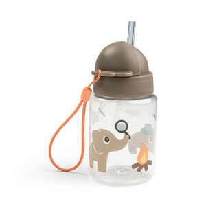 Gourde avec paille 280ml Tiny Trails Sable 
