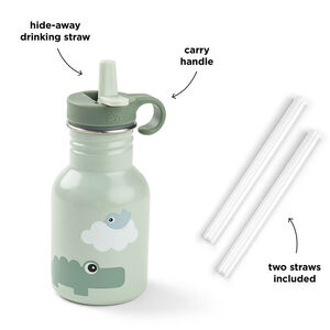 Gourde en métal Playgound Vert - 350 ml 