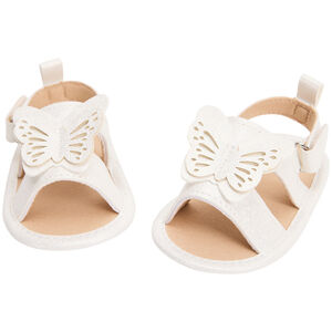 Open sandalen met klittenband en vlinderprint voor meisjes 