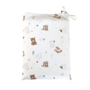 Dekbedovertrek met kussensloop Roi des Forêts 60 x 120 cm 