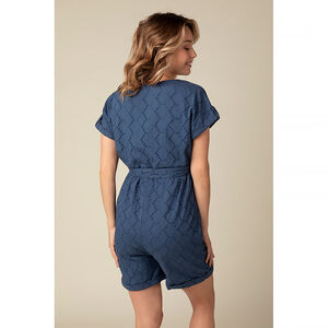 Combishort de grossesse en broderie anglaise  