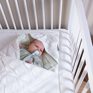 Parc en bois PA97 sur roues 98 x 78 cm blanc 