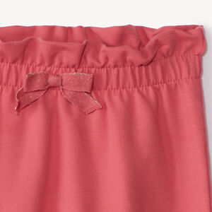 Joggingbroek in fleece met elastische taille en volantafwerking voor babymeisje 