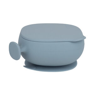 Bol en silicone avec ventouse et couvercle Ocean 