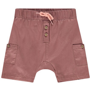 Bermuda in twill cargo voor baby jongen 