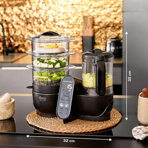 Robot multifonctions Nutribaby(+) XL mineraal zwart 