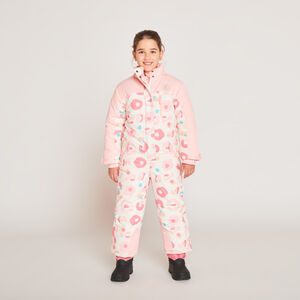 Combinaison de ski imprimé arty pour fille  