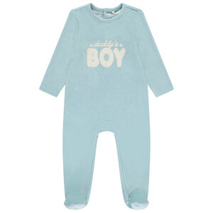 Pyjama in fluweel met fantasie voor jongen 