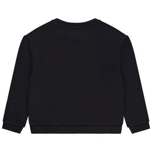 Sweat molleton avec cœur en sequins fille 